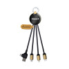 RPET LED Charging Cables Gold